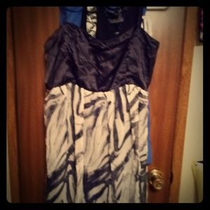 Zebra stripe dress